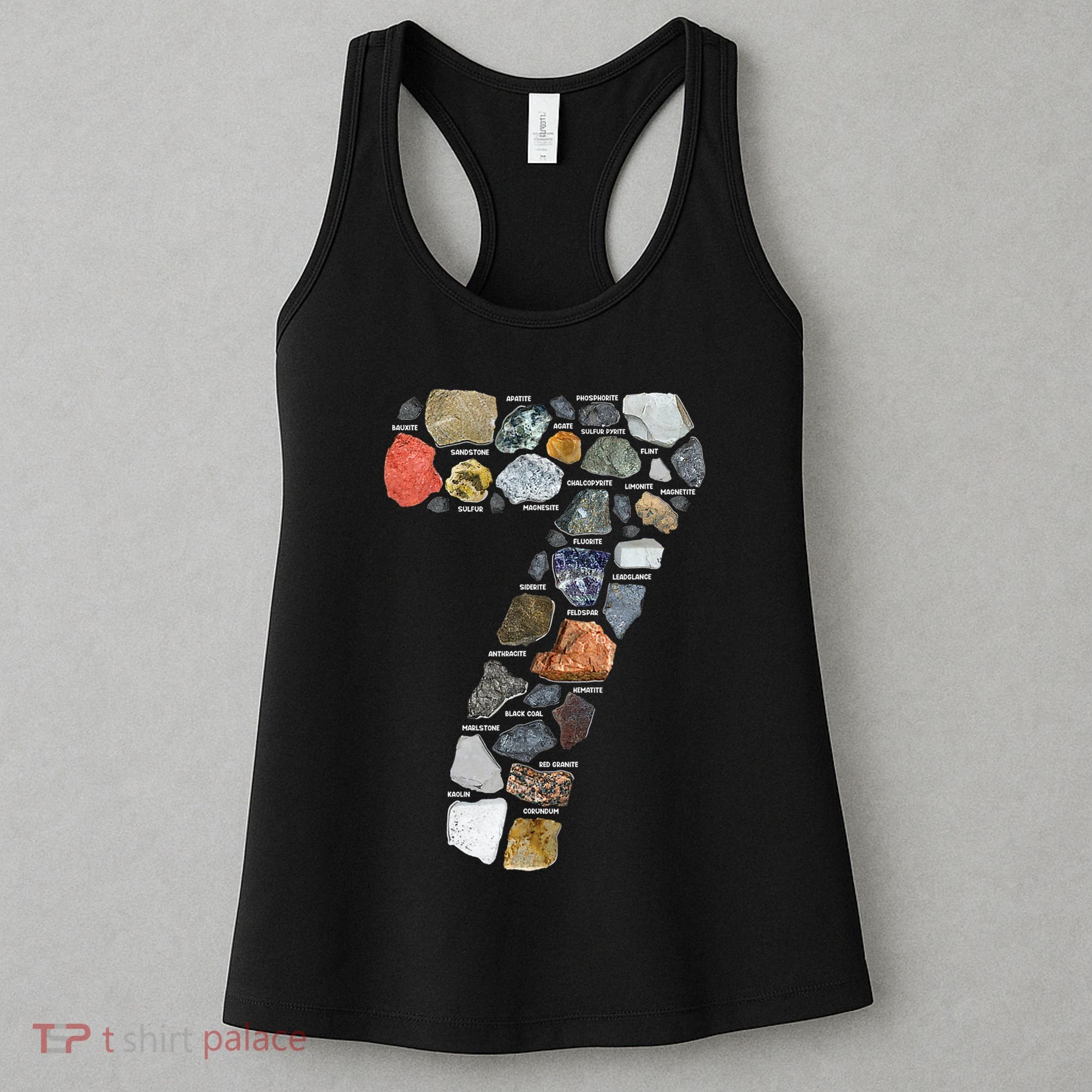 Geology 7 Years Old Rock Collecting 7th Birthday Women's Tank Top