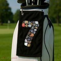 Geology 7 Years Old Rock Collecting 7th Birthday Golf Towel thumb 2