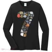 Geology 7 Years Old Rock Collecting 7th Birthday Women's Long Sleeve Shirt thumb 0