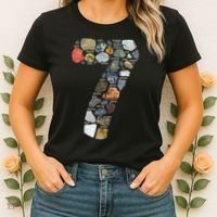 Geology 7 Years Old Rock Collecting 7th Birthday Women's T-Shirt thumb 2