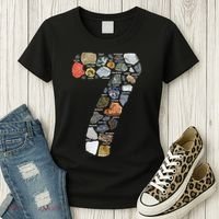 Geology 7 Years Old Rock Collecting 7th Birthday Women's T-Shirt thumb 3