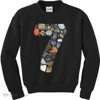Geology 7 Years Old Rock Collecting 7th Birthday Kids Sweatshirt thumb 0
