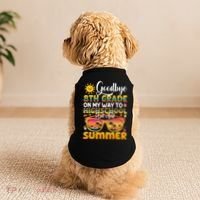 Goodbye 8th Grade Graduation To Highschool Hello Summer Gift Doggie Tank thumb 2