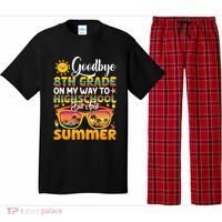 Goodbye 8th Grade Graduation To Highschool Hello Summer Gift Pajama Set thumb 0
