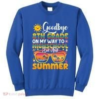 Goodbye 8th Grade Graduation To Highschool Hello Summer Gift Sweatshirt thumb 0