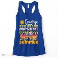 Goodbye 8th Grade Graduation To Highschool Hello Summer Gift Women's Tank Top thumb 0