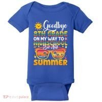Goodbye 8th Grade Graduation To Highschool Hello Summer Gift Baby Bodysuit thumb 0