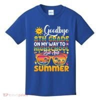 Goodbye 8th Grade Graduation To Highschool Hello Summer Gift Kids T-Shirt thumb 0