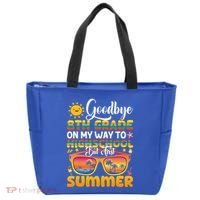 Goodbye 8th Grade Graduation To Highschool Hello Summer Gift Tote Bag thumb 0