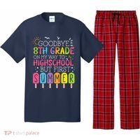Goodbye 8th Grade Graduation To Highschool But First Summer Pajama Set thumb 0