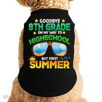 Goodbye 8th Grade Graduation To Highschool Hello Summer Him Doggie Tank thumb 0