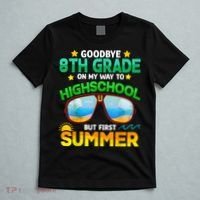 Goodbye 8th Grade Graduation To Highschool Hello Summer Him T-Shirt thumb 5