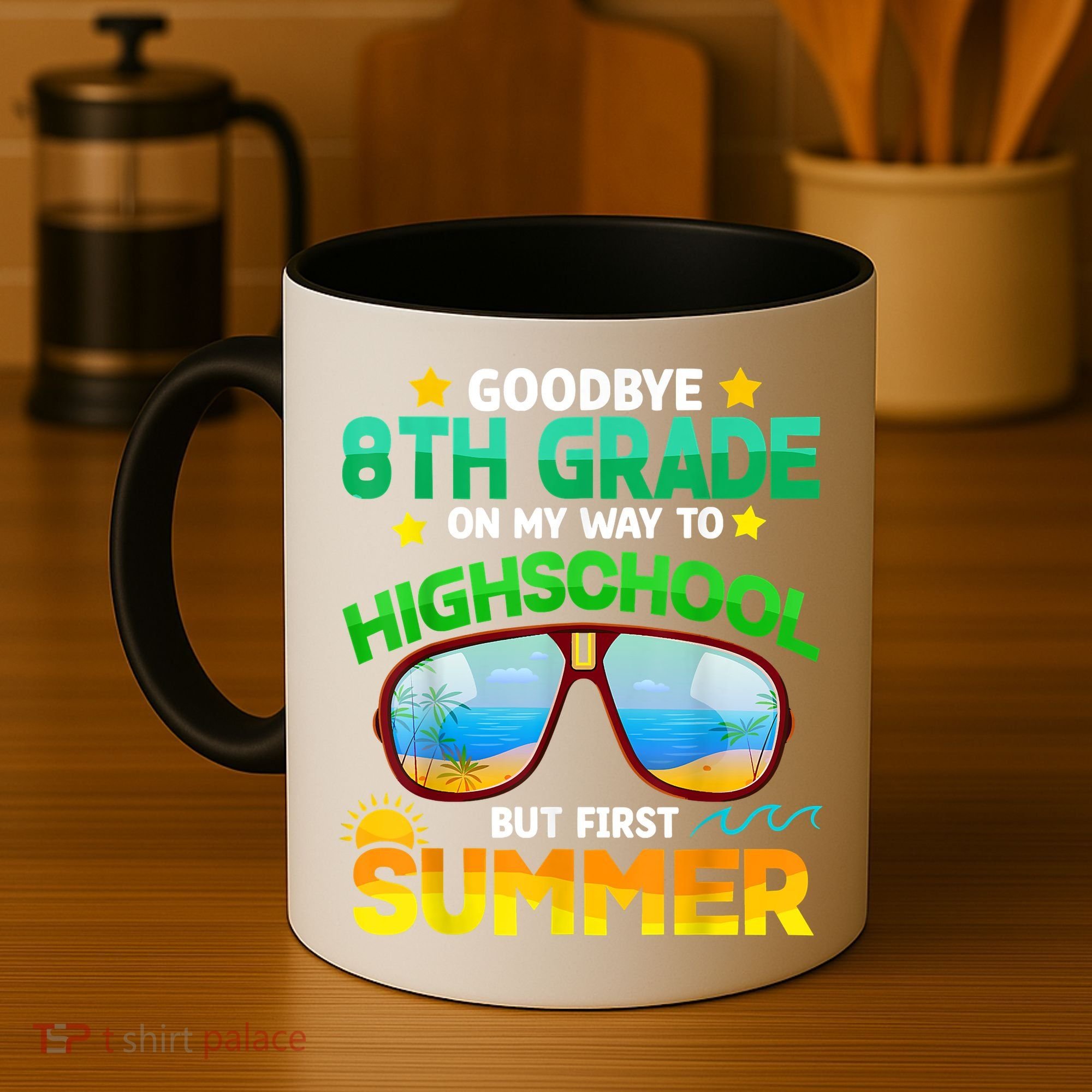 Goodbye 8th Grade Graduation To Highschool Hello Summer Him Coffee Mug