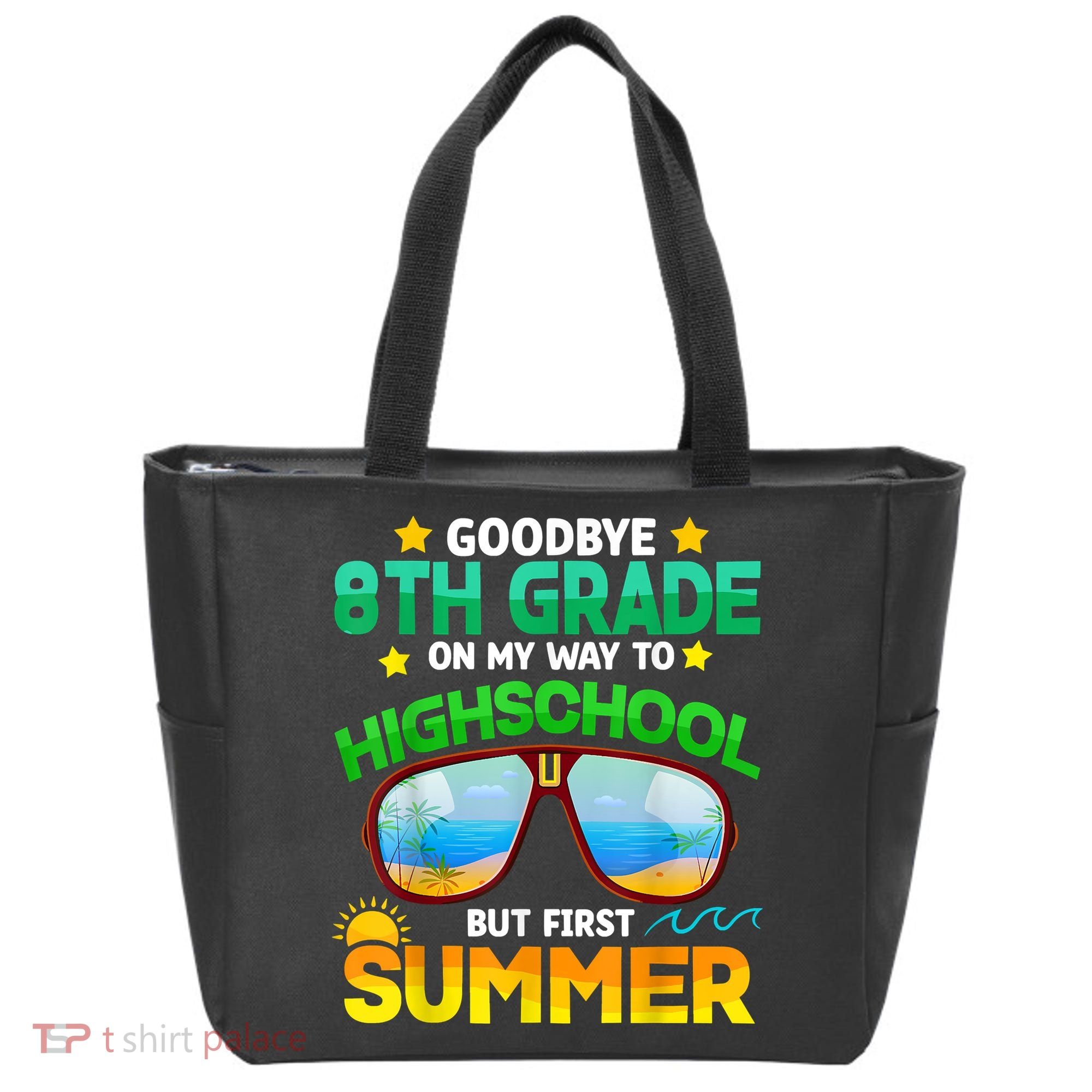 Goodbye 8th Grade Graduation To Highschool Hello Summer Him Tote Bag