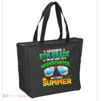 Goodbye 8th Grade Graduation To Highschool Hello Summer Him Tote Bag thumb 2