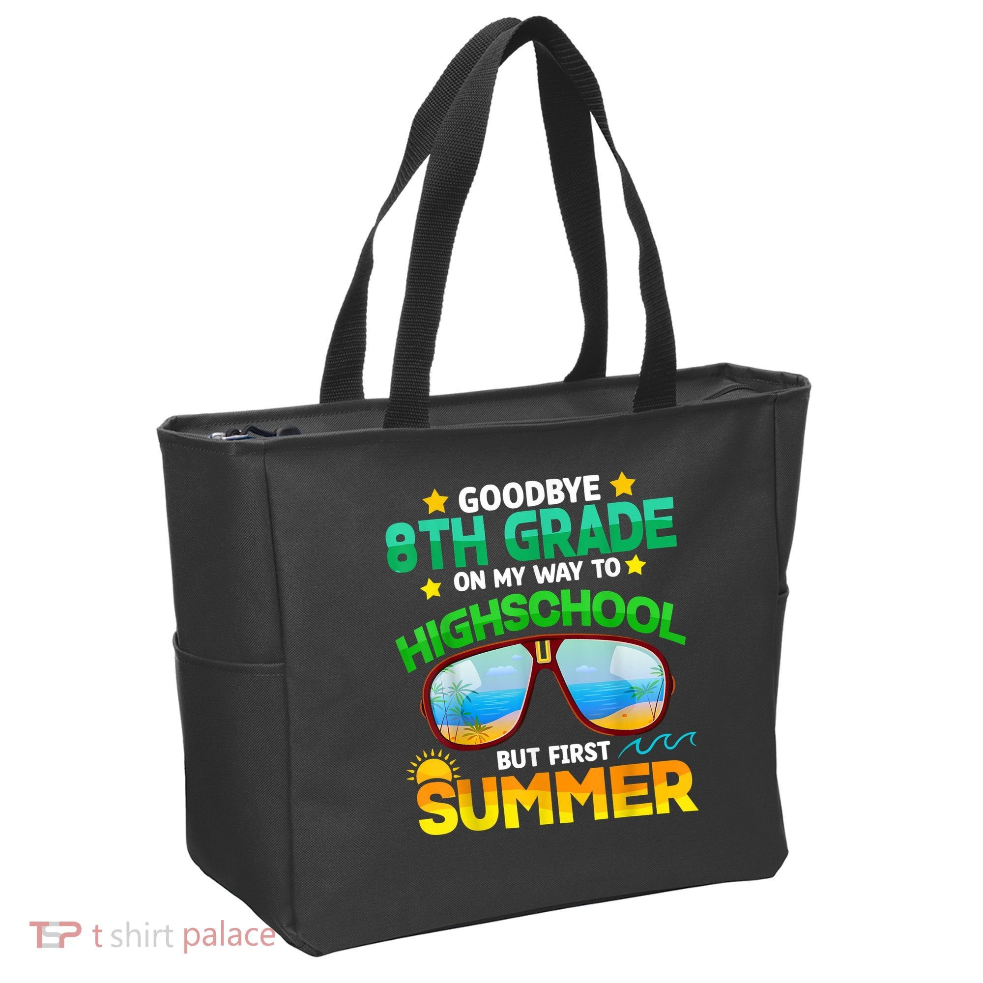 Goodbye 8th Grade Graduation To Highschool Hello Summer Him Tote Bag