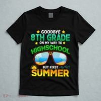Goodbye 8th Grade Graduation To Highschool Hello Summer Him T-Shirt thumb 5