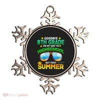 Goodbye 8th Grade Graduation To Highschool Hello Summer Him Ornament thumb 0