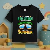 Goodbye 8th Grade Graduation To Highschool Hello Summer Him Toddler T-Shirt thumb 3