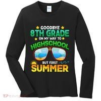 Goodbye 8th Grade Graduation To Highschool Hello Summer Him Women's Long Sleeve Shirt thumb 0