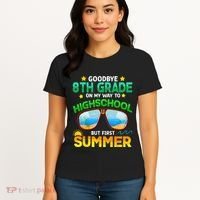 Goodbye 8th Grade Graduation To Highschool Hello Summer Him Women's T-Shirt thumb 4