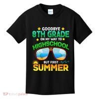 Goodbye 8th Grade Graduation To Highschool Hello Summer Him Kids T-Shirt thumb 0