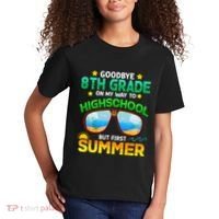 Goodbye 8th Grade Graduation To Highschool Hello Summer Him Kids T-Shirt thumb 2