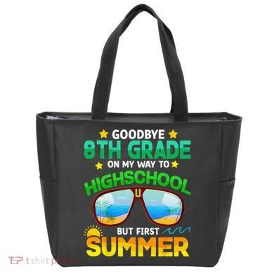 Goodbye 8th Grade Graduation To Highschool Hello Summer Him Tote Bag