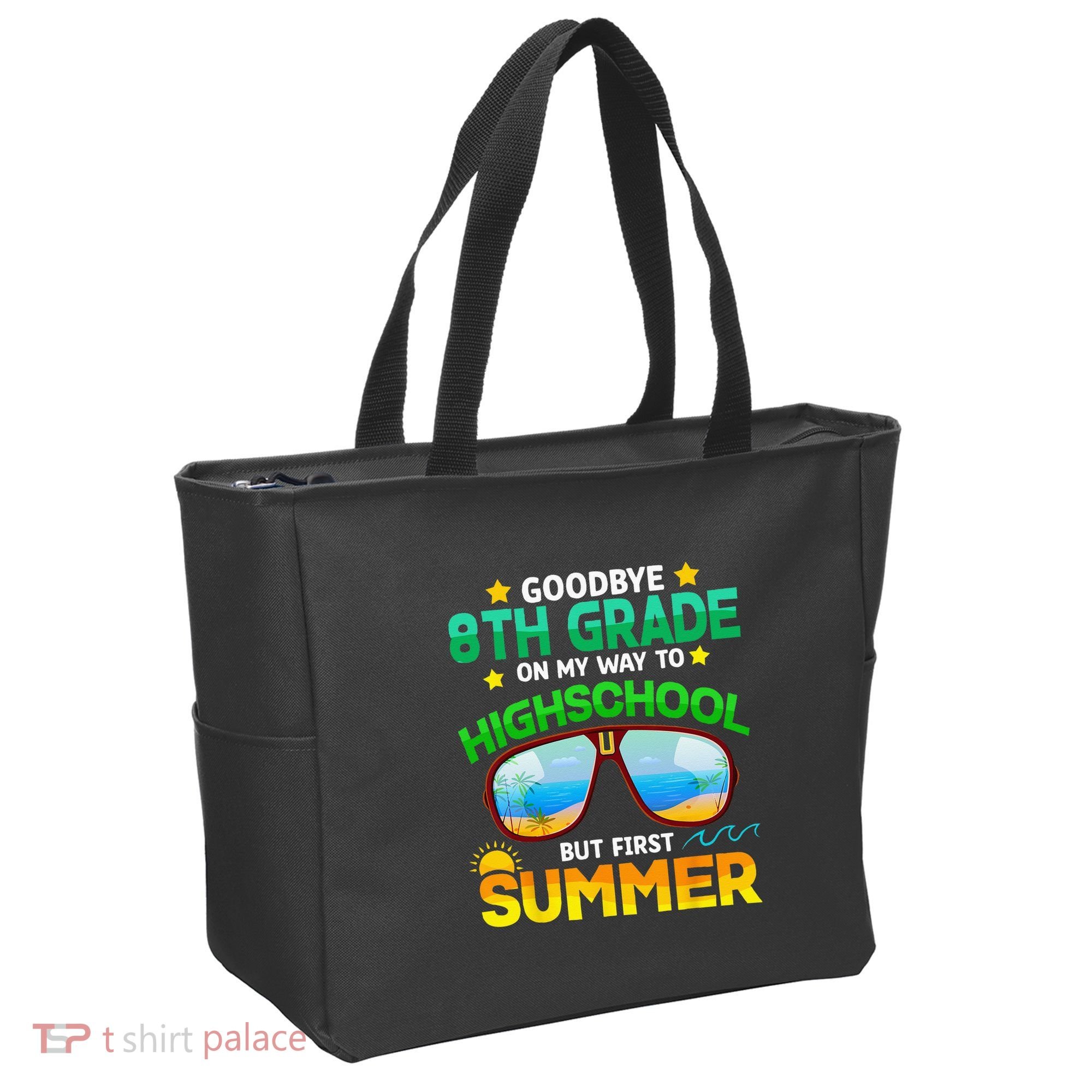 Goodbye 8th Grade Graduation To Highschool Hello Summer Him Tote Bag