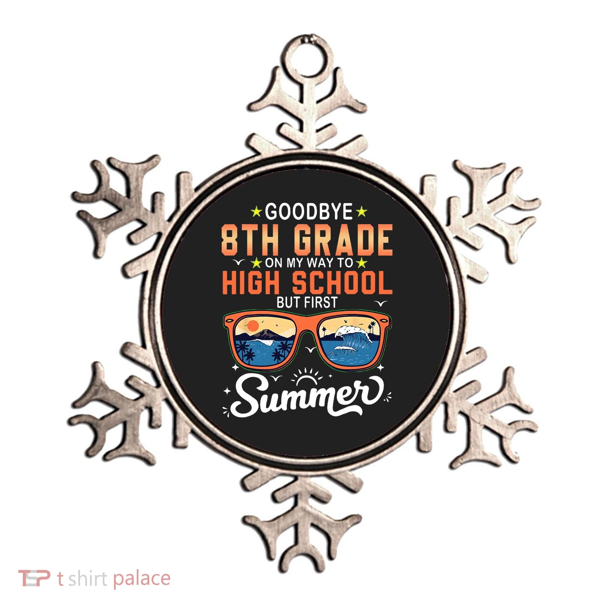 Goodbye 8th Grade Graduation To 9th Grade Hello Summer Ornament