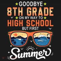 Goodbye 8th Grade Graduation To 9th Grade Hello Summer Ornament thumb 1