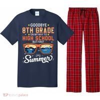 Goodbye 8th Grade Graduation To 9th Grade Hello Summer Pajama Set thumb 0