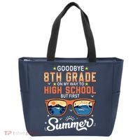 Goodbye 8th Grade Graduation To 9th Grade Hello Summer Tote Bag thumb 0