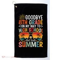 Goodbye 8th Grade On My Way To High School Golf Towel thumb 0