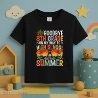 Goodbye 8th Grade On My Way To High School Toddler T-Shirt thumb 3