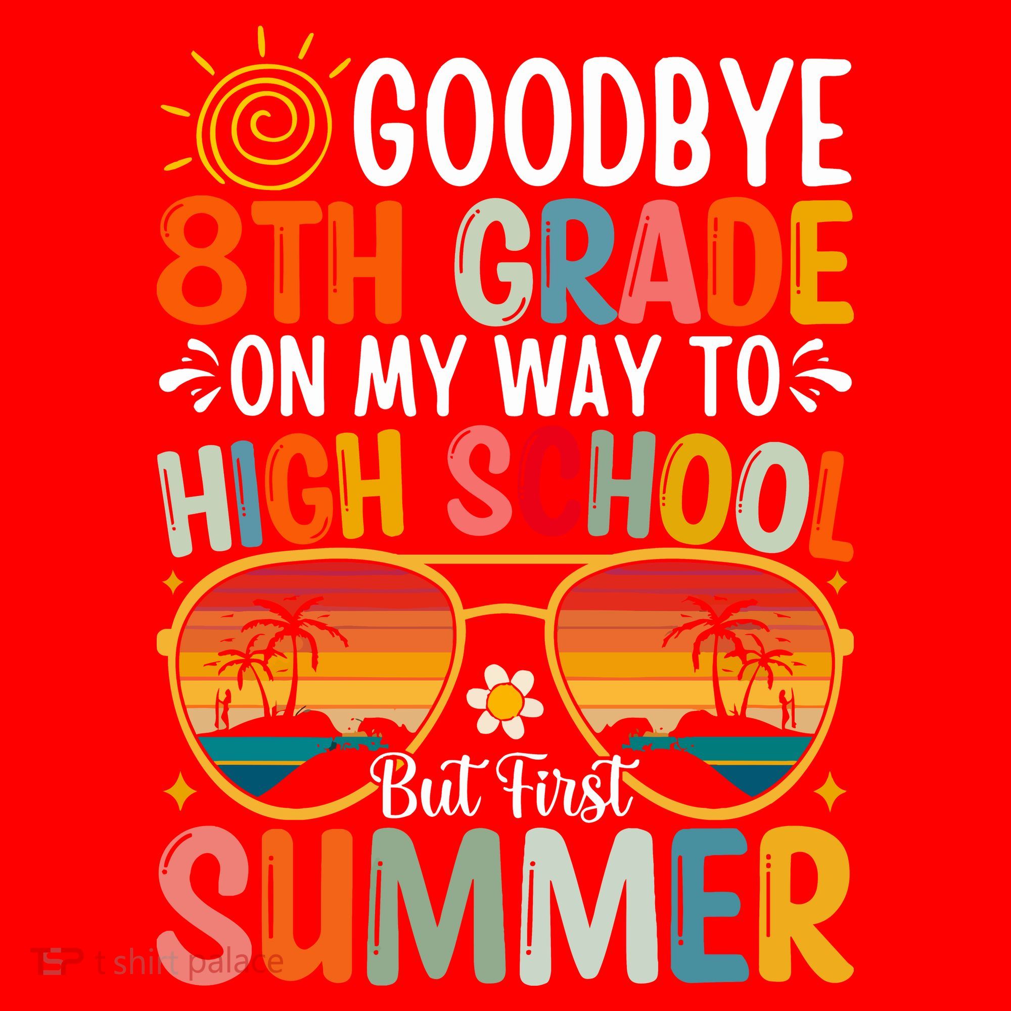 Goodbye 8th Grade On My Way To High School Santa Hat