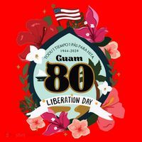 Guam 80th Liberation Day Santa Hat thumb 1