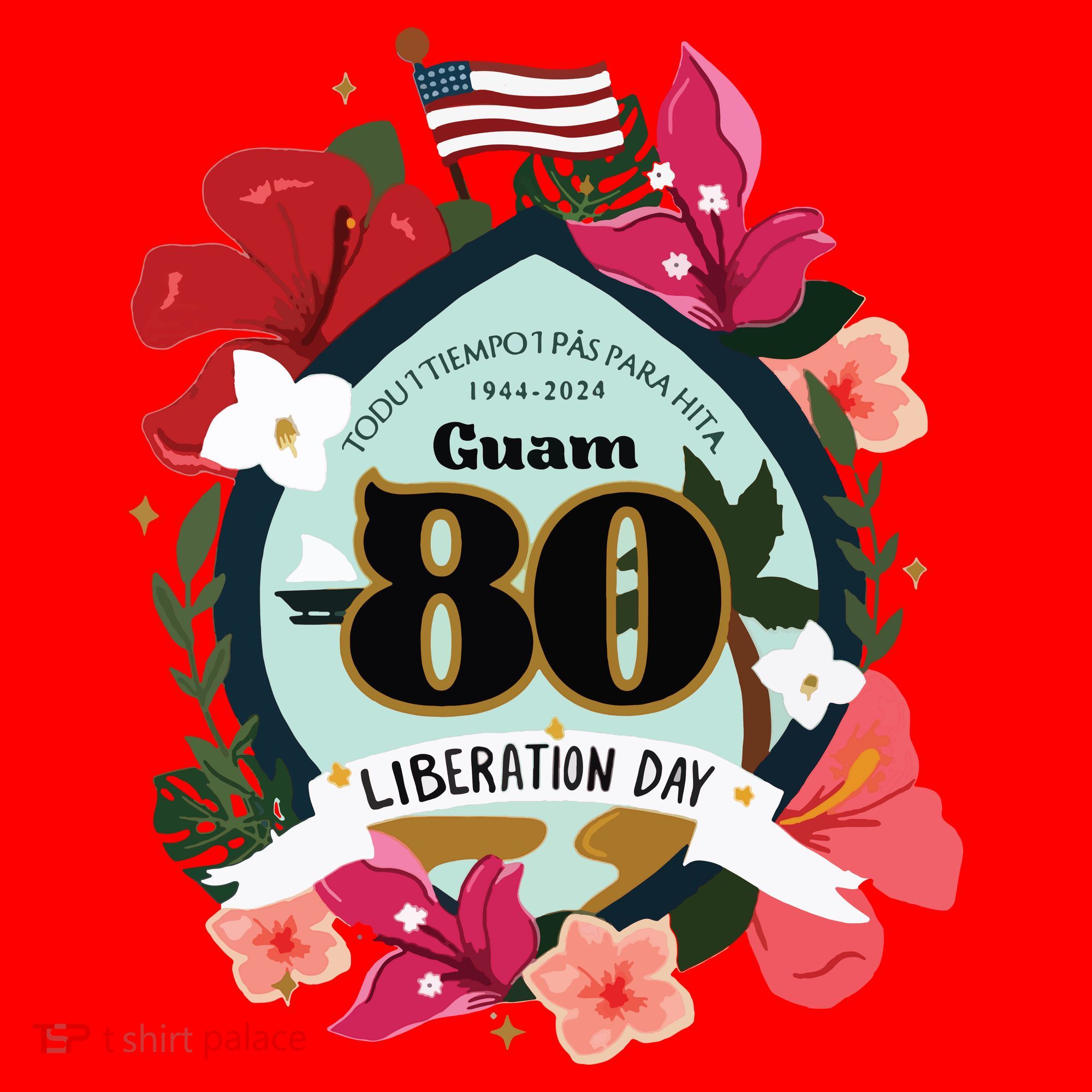 Guam 80th Liberation Day Santa Hat