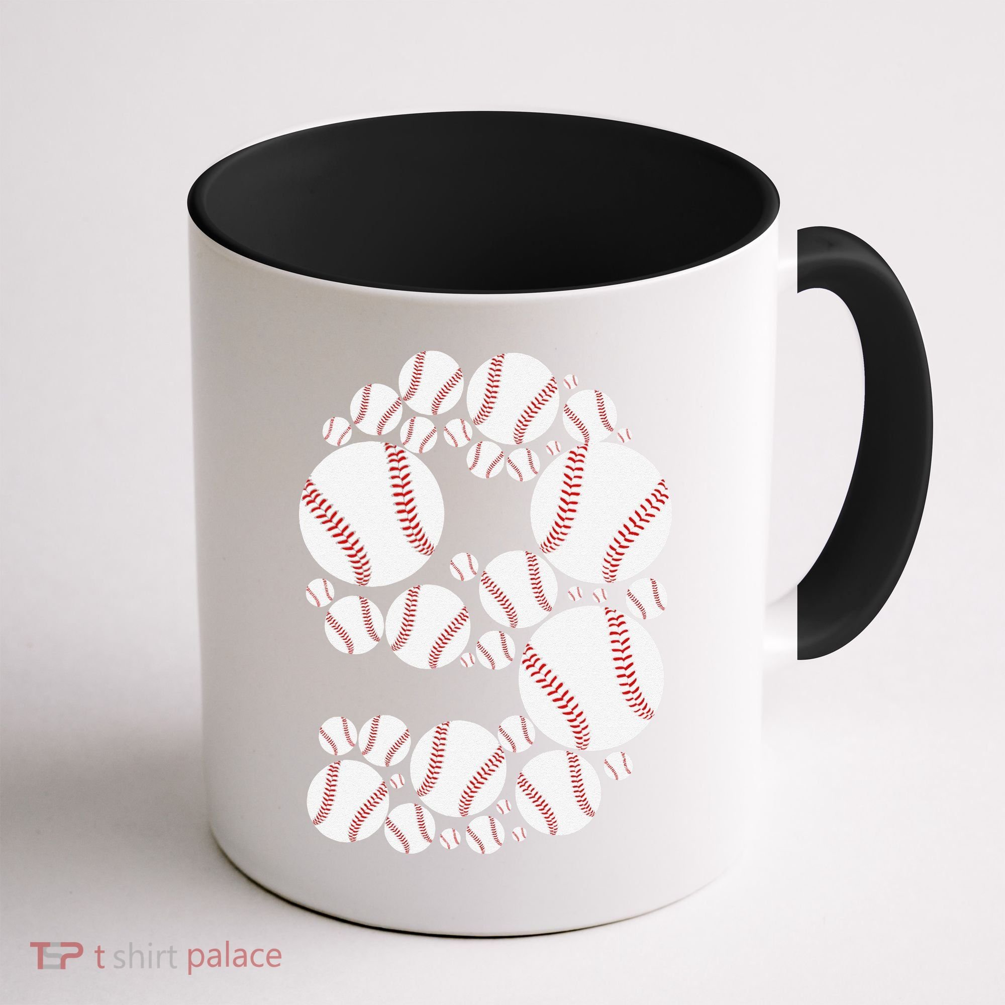 Graphic 9Th Birthday Baseball 9 Years Coffee Mug