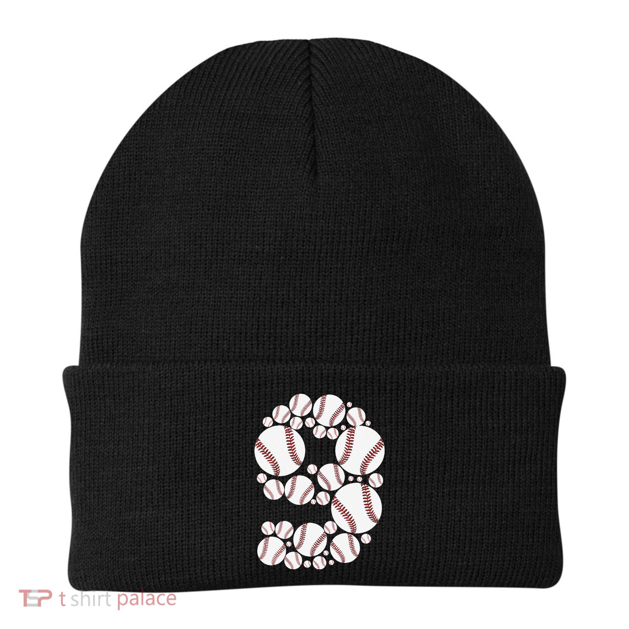 Graphic 9Th Birthday Baseball 9 Years Beanie
