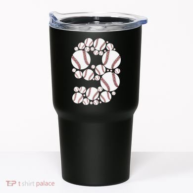 Graphic 9Th Birthday Baseball 9 Years Tumbler
