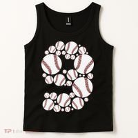 Graphic 9Th Birthday Baseball 9 Years Tank Top thumb 2