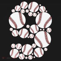 Graphic 9Th Birthday Baseball 9 Years Toddler T-Shirt thumb 4