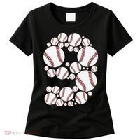 Graphic 9Th Birthday Baseball 9 Years Women's T-Shirt thumb 0