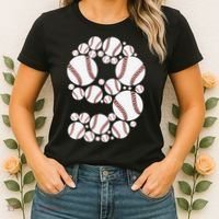 Graphic 9Th Birthday Baseball 9 Years Women's T-Shirt thumb 2