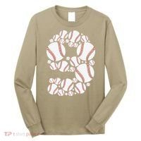 Graphic 9Th Birthday Baseball 9 Years Long Sleeve Shirt thumb 0