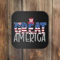 Great America 4th Of July Festive Usa Coaster thumb 0