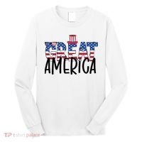 Great America 4th Of July Festive Usa Long Sleeve Shirt thumb 0