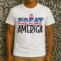 Great America 4th Of July Festive Usa T-Shirt thumb 3