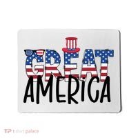 Great America 4th Of July Festive Usa Mousepad thumb 0